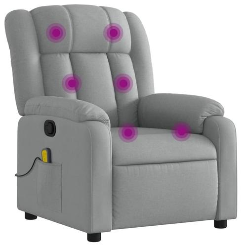 Massagestoel Lichtgrijs - Verstelbaar & Relaxed | Retourd..., Huis en Inrichting, Stoelen, Grijs, Nieuw, Ophalen of Verzenden