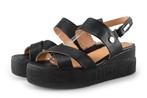 Mustang Sandalen in maat 39 Zwart | 10% extra korting, Verzenden, Zwart, Sandalen of Muiltjes, Zo goed als nieuw