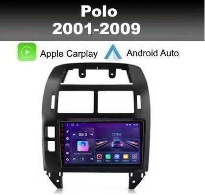 VW Polo MK4 radio navigatie android 14 apple carplay dab+, Auto diversen, Autonavigatie, Nieuw, Ophalen of Verzenden