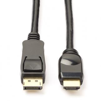DisplayPort naar HDMI kabel | 3 meter (4K@30Hz), Audio, Tv en Foto, Audiokabels en Televisiekabels, Nieuw, Verzenden