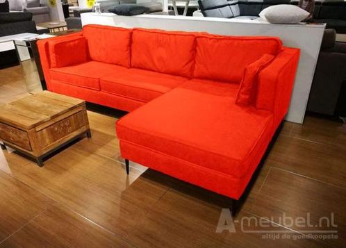Loungebank Borne - loungebanken - Oranje, Huis en Inrichting, Banken | Sofa's en Chaises Longues, Nieuw, Stof