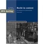 Recht in context / Boom Juridische studieboeken H.S. Taekema, Boeken, Verzenden, Gelezen, H.S. Taekema