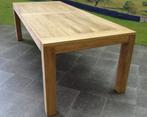 Krista dining tuintafel 260x100xH77,5 cm  - poten 12 cm teak, Ophalen of Verzenden, Nieuw, Teakhout