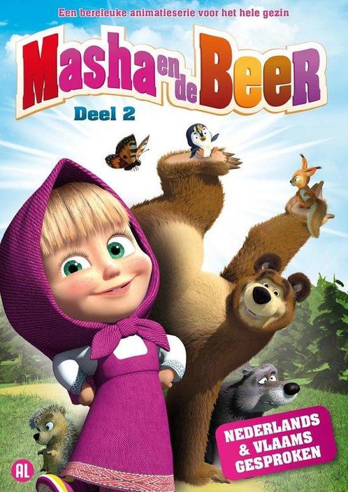 Masha en de beer deel 2 (dvd tweedehands film), Cd's en Dvd's, Dvd's | Actie, Zo goed als nieuw, Ophalen of Verzenden