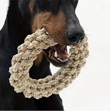Duurzaam Hondenspeelgoed Touw – Kauw en Trekspeeltje Hond beschikbaar voor biedingen