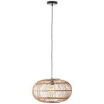 Rotan hanglamp bruin, Sevim, Huis en Inrichting, Lampen | Hanglampen, Nieuw, Ophalen of Verzenden, Landelijk, Metaal