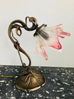 Bureaulamp - Brons, Glas, Antiek en Kunst