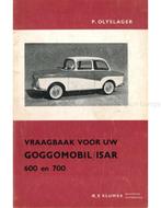 1959 - 1965 GOGGOMOBIL/ISAR 600 | 700 VRAAGBAAK NEDERLANDS