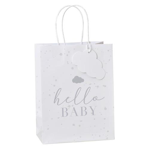 Uitdeeltasjes Hello Baby 15cm 5st, Hobby en Vrije tijd, Feestartikelen, Nieuw, Verzenden