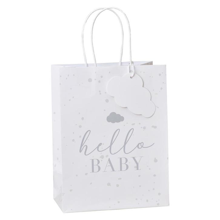 Uitdeeltasjes Hello Baby 15cm 5st, Hobby en Vrije tijd, Feestartikelen, Nieuw, Verzenden