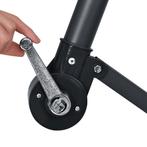 Parasol Brazil - 3,5 m - Incl. LED - Donkergrijs, Tuin en Terras, Parasols, Verzenden, Nieuw