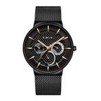 Luxe Horloge Heren - Anoloog Kwarts Uurwerk voor Mannen, Verzenden, Nieuw, Lige