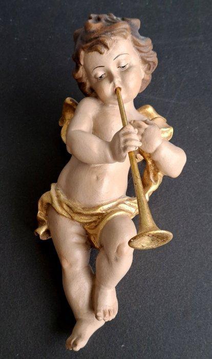 Beeldje - Südtirol Engel Putte ca. 24 cm - Hout, Antiek en Kunst, Antiek | Boeken en Bijbels