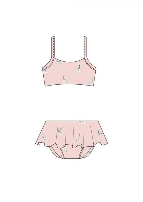Bikini met rokje - dalmation print - 98/104HEBE, Kinderen en Baby's, Kinderkleding | Overige, Nieuw, Verzenden