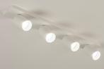 Rietveld Spots - Wit - Metaal, Aluminium, Huis en Inrichting, Lampen | Hanglampen, Verzenden, Nieuw
