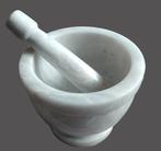 Vijzel en stamper - Marmer