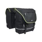 Beck Dubbele Sportieve Fietstas SPRTV Zwart/Lime, Verzenden, Nieuw