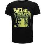 Billie Eilish Anime Billie Logo T-Shirt - Officiële, Verzenden, Nieuw