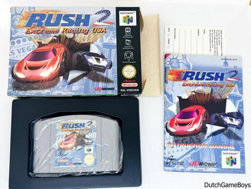 Nintendo 64 / N64 - Rush 2 - Extreme Racing USA - EUR, Spelcomputers en Games, Games | Nintendo 64, Gebruikt, Verzenden