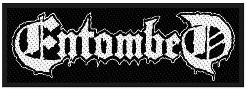 Entombed - Logo - patch officiële merchandise, Verzamelen, Muziek, Artiesten en Beroemdheden, Kleding, Nieuw, Ophalen of Verzenden