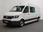Volkswagen Crafter 140pk L4H3 / L3H2 Dubbele cabine, Stof, Gebruikt, Volkswagen, Wit