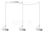 Belux U-Turn Hanglamp LED 3-lichts, grijs - schakelbaar, Verzenden, Nieuw