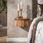 Nachtkastje Bas zwevend rond klein met 1 lade, Verzenden, Nieuw