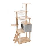 Nieuw Houten Kattenmeubel – Katten Krabmeubel 130cm Hout, Verzenden, Nieuw, Krabpaal