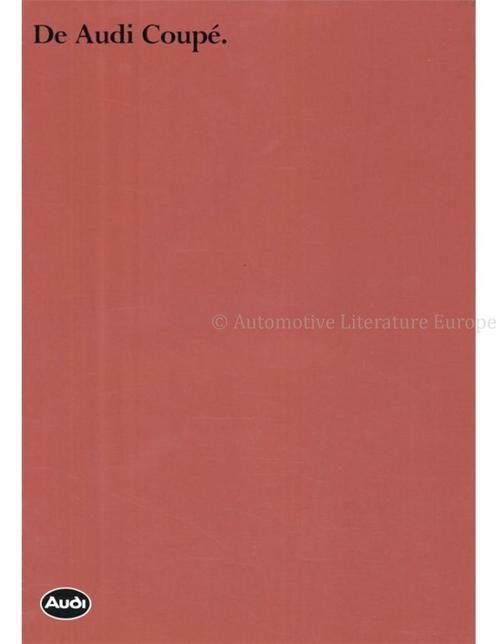 1983 AUDI COUPE BROCHURE NEDERLANDS, Boeken, Auto's | Folders en Tijdschriften, Audi