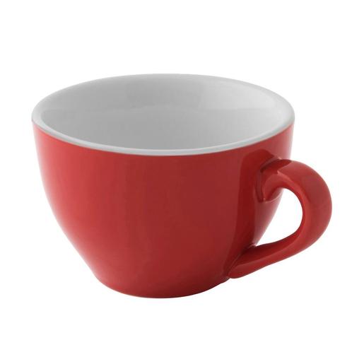GGM Gastro | (6 stuks) COLORS - Cappuccinokop - 180ml - Rood, Huis en Inrichting, Keuken | Servies, Effen, Nieuw, Kop(pen) en/of Schotel(s)