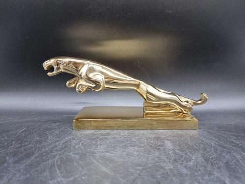 Beeld, Jaguar Car Logo 30cm - 12.5 cm - Metaal, Antiek en Kunst, Curiosa en Brocante