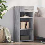 vidaXL Dressoir 40x42,5x93 cm bewerkt hout grijs sonoma, Huis en Inrichting, Kasten | Dressoirs, Minder dan 50 cm, Verzenden, Nieuw