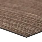 SALE!! - Tapijttegel Stripe Bouclé Zwartrood, Huis en Inrichting, Ophalen of Verzenden, Nieuw