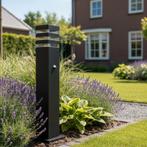 Malibu | Staande buitenlamp | 60cm | Zwart | E27 fitting, Ophalen of Verzenden, Nieuw, Netvoeding, Staande lamp