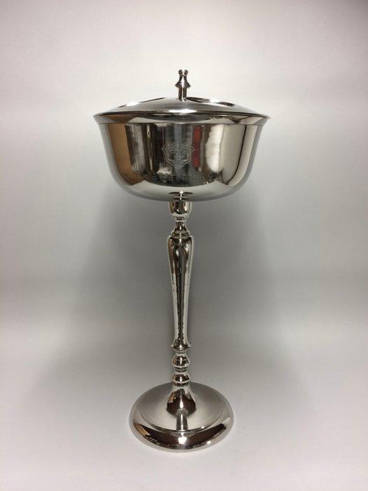 Champagne koeler - Vernikkelde wijnkoeler - a tribute to, Verzamelen, Wijnen