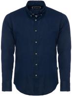 Carisma Blauw Overhemd Lange Mouw Met Linnen 8529, Verzenden, Nieuw, Blauw