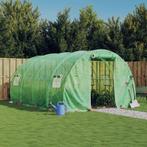 vidaXL Tuinkas met stalen frame 12 m² 4x3x2 m groen, Verzenden, Nieuw