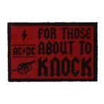 AC/DC (For Those About to Knock) Deurmat, Verzamelen, Verzenden, Nieuw, Gebruiksvoorwerp