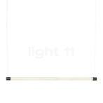 Fontana Arte Oort Hanglamp horizontaal LED, nikkel - 148 cm, Verzenden, Nieuw, Glas