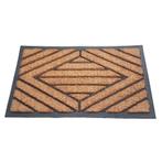 Deurmat rubber/kokos 40x70 cm - Ruit, Tuin en Terras, Verzenden, Nieuw