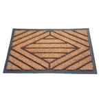 Deurmat rubber/kokos 40x70 cm - Ruit, Tuin en Terras, Nieuw, Verzenden