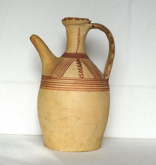 Berber Kabyle Amphora Pottery - Ideqqi - Terracotta uit de, Antiek en Kunst, Kunst | Niet-Westerse kunst