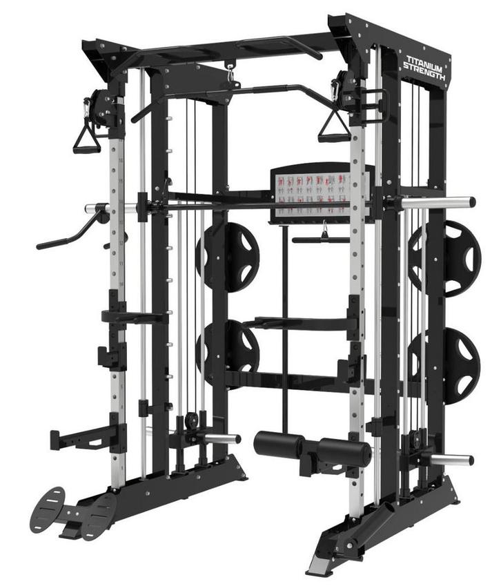 Titanium Strength Black Series B100 V2 Smith Machine, Sport en Fitness, Fitnessapparatuur, Nieuw, Metaal, Verzenden