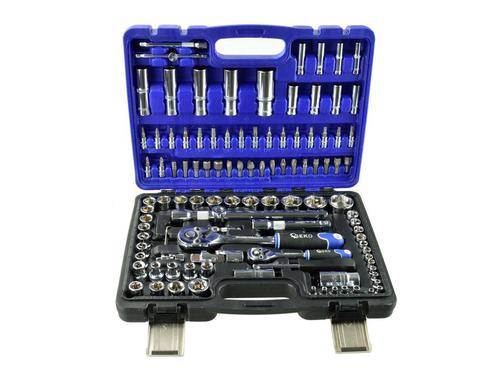 Doppenset - Doppendoos - 1/2 En 1/4 Duims - Gereedschap Set, Auto diversen, Autogereedschap, Nieuw, Ophalen of Verzenden