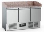 Pizzawerkbank | RVS | 368L | 3 deurs Ecofrost, Verzenden, Nieuw in verpakking