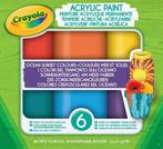 Crayola Acrylverf Ocean-Sunset tinten - 6st., Ophalen of Verzenden, Nieuw