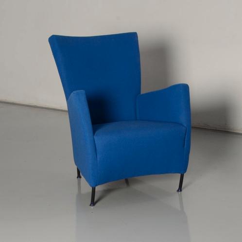 Montis Windy design fauteuil, blauw, 4-poot onderstel, Huis en Inrichting, Bureaustoelen, Ophalen of Verzenden