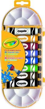 Crayola 8 Tubes tempera verf, Ophalen of Verzenden, Nieuw