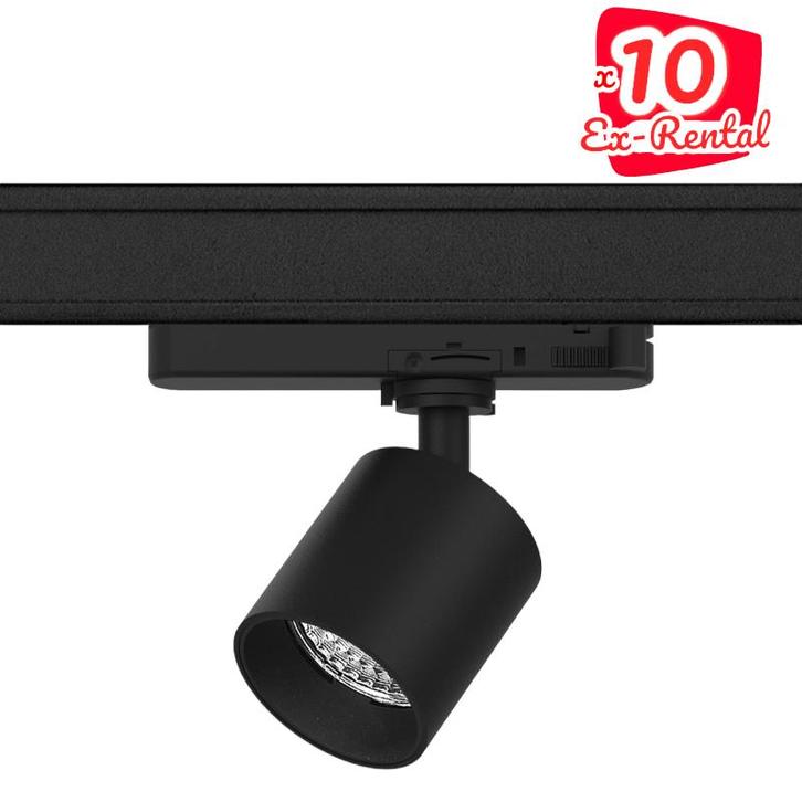 LED Railverlichting Mini Zwart Dim-to-Warm ex rental x 10, Zakelijke goederen, Kantoor en Winkelinrichting | Winkel en Inventaris