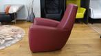 Fauteuil Label Longa  rood REFURBISHED, Huis en Inrichting, Fauteuils, Ophalen of Verzenden, Zo goed als nieuw, 75 tot 100 cm